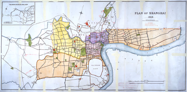 Plan of Shanghai 1919