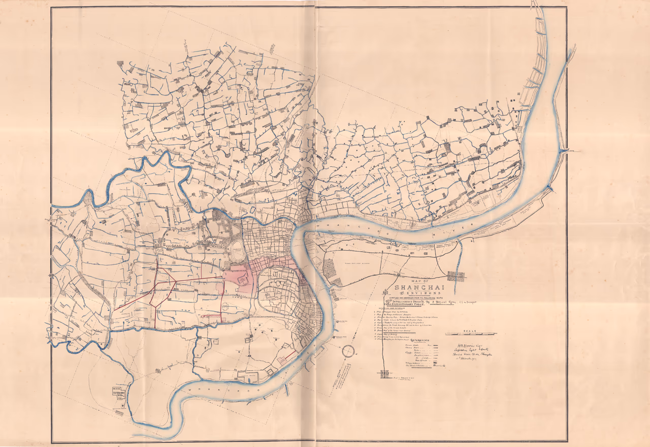 Map of Shanghai and Environs